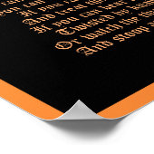 Wenn von Rudyard Kipling mit Phoenix Firebird Prin Poster (Ecke)