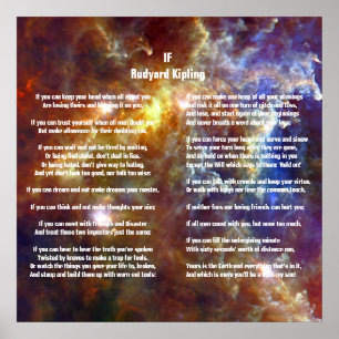 Wenn von Rudyard Kipling Poster