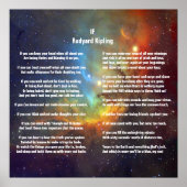 Wenn von Rudyard Kipling Poster (Vorne)