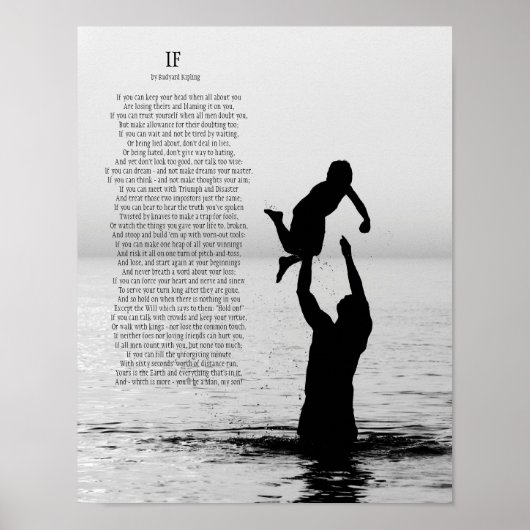 Wenn von Rudyard Kipling Poster 11 X 14 (Vorne)