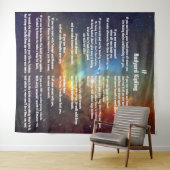 Wenn von Rudyard Kipling Wandteppich (Beispiel (Horizontal))