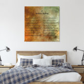 Wenn von Rudyard Kiplon Carina Leinwanddruck (Insitu (Schlafzimmer))