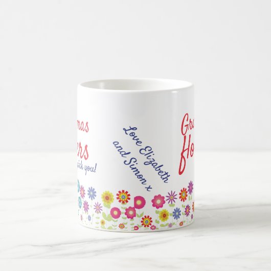 Wenn Weihnachten Blume wären, würde ich dich aussu Kaffeetasse (Mittel)