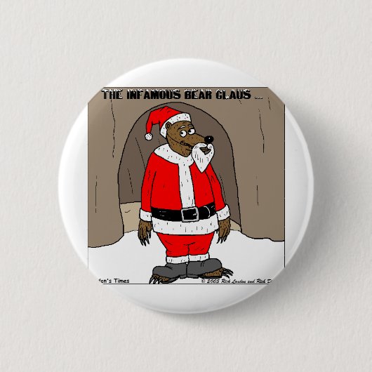 Wenn Weihnachtsfeier der Bärenspass Weihnachten gi Button (Vorderseite)