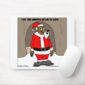 Wenn Weihnachtsfeier der Bärenspass Weihnachten gi Mousepad (Mit Mouse)