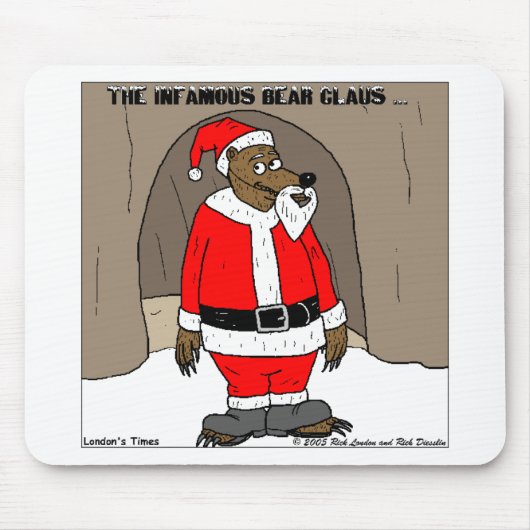 Wenn Weihnachtsfeier der Bärenspass Weihnachten gi Mousepad (Vorne)