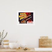 Wenn Welten Kollision 2 Poster (Küche)