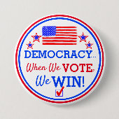 Wenn wir abstimmen...Wir gewinnen Kamala Harris Wa Button (Vorderseite)