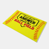 Wenn wir den Karo nicht beantworten Fußmatte (Schrägansicht)