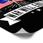 Wenn wir den Krieg nicht beenden, wird uns der Kri Poster (Ecke)