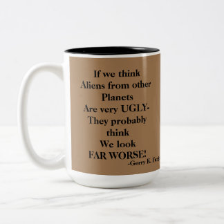 WENN WIR DENKEN ZWEIFARBIGE TASSE