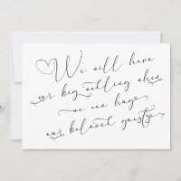 Wenn wir eine verspätete Hochzeitskarte umarmen kö