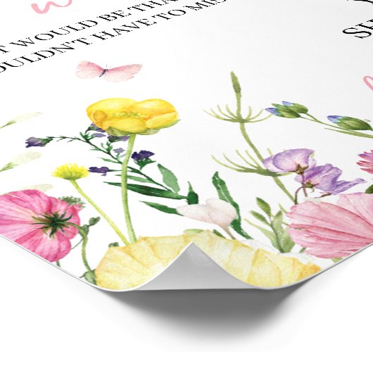 "Wenn wir einen Wunsch hätten, wären Sie hier Poster (Ecke)