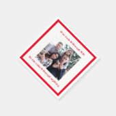 Wenn wir es 2020 Covid Name Fun Moderne Serviette (Ecke)