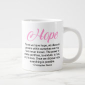 "WENN WIR HOFFNUNG AUSWÄHLEN, IST ALLES MÖGLICH" T Jumbo-Tasse (Rechts)