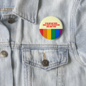 Wenn wir homosexuelle Leutegleichgestelltrechte Button (Beispiel)
