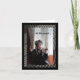 Wenn wir jetzt schon eine Apokalypse Grußkarte hät Karte