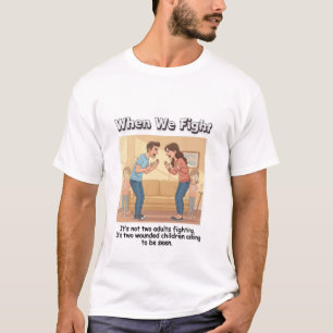 Wenn wir kämpfen – es sind zwei verletzte Kinder,  T-Shirt