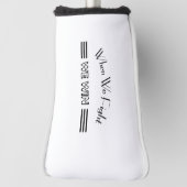 Wenn wir kämpfen gewinnen golf headcover (Rotieren 90)