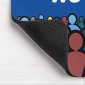 Wenn wir kämpfen gewinnen wir Harris Walz Mousepad (Ecke)