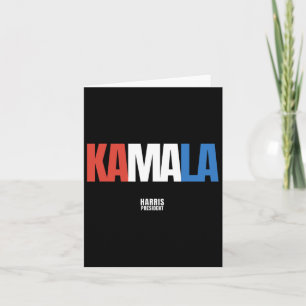 Wenn wir kämpfen gewinnen wir Kamala Harris für Pr Karte