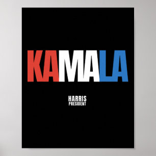 Wenn wir kämpfen gewinnen wir Kamala Harris für Pr Poster