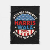 Wenn wir kämpfen, gewinnen wir nicht zurück fleecedecke (Vorderseite)