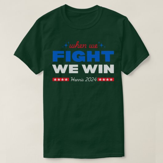Wenn wir kämpfen gewinnen wir TShirt (Design vorne)