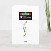 "Wenn wir lernen würden zu glauben" Grußkarte Karte (Rückseite)