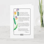 "Wenn wir lernen würden zu glauben" Grußkarte Karte (Vorderseite)