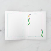 "Wenn wir lernen würden zu glauben" Grußkarte Karte (Innenseite)