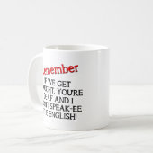 Wenn wir lustige Tasse erwischt werden (Vorderseite Links)
