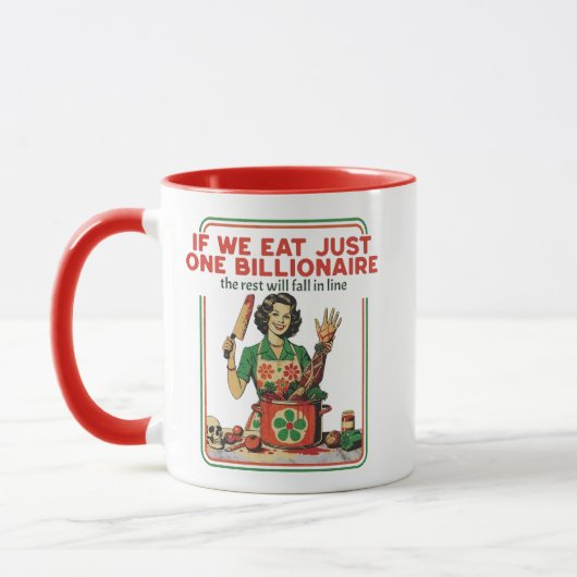 wenn wir nur einen Milliardär essen Tasse (Links)
