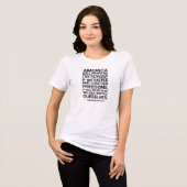 "WENN WIR SCHEITERN..." Tri-Blend SHIRT (Vorderseite voll)