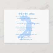 Wenn wir tanzen postkarte (Vorderseite)