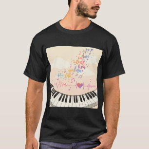„Wenn Worte versagen, spricht Musik“ — Poetische A T-Shirt