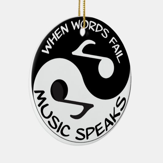 Wenn Worte Versagt werden, spricht Musik Ornament (Rechts)