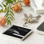 Wenn Wörter versagt werden, spricht Musik. Kunstfo Schlüsselanhänger (Seite)