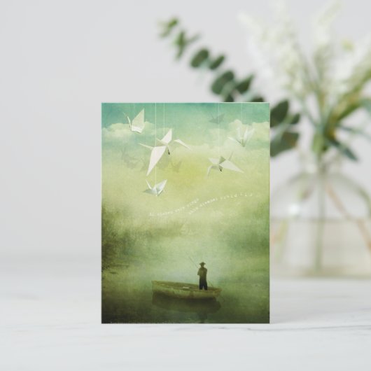 Wenn Wünsche Wings waren (Postkarte) Postkarte (Stehend Vorderseite)