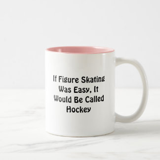 Wenn Zahl Skaten einfaches… angerufenes Hockey war Zweifarbige Tasse