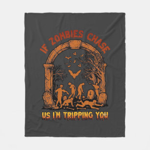 Wenn Zombies uns jagen, stolpere ich über Friedhof Fleecedecke
