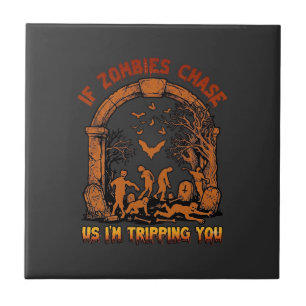 Wenn Zombies uns jagen, stolpere ich über Friedhof Fliese