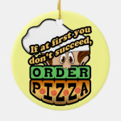 Wenn zuerst Sie nicht Auftragspizza folgen Sie Keramikornament (Hinten)