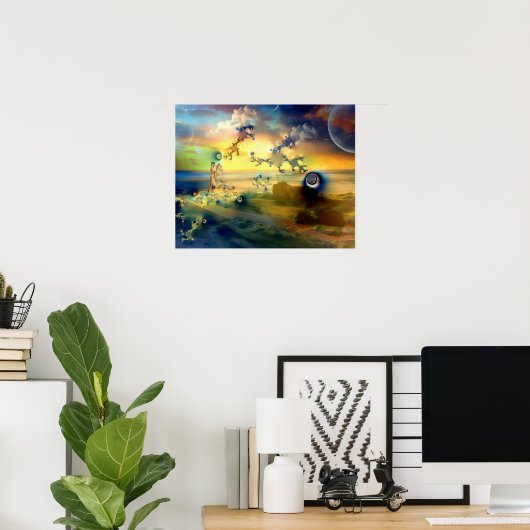 Wenn Zwillingsflames zuerst treffen - Poster (Heimbüro)