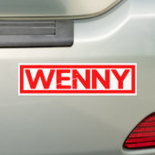 Wenny-Briefmarke Autoaufkleber (Auf Auto)