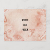 Wenskaart (10,8 x 14,2 cm) - Joepie Een Meisje Postkarte (Vorderseite)