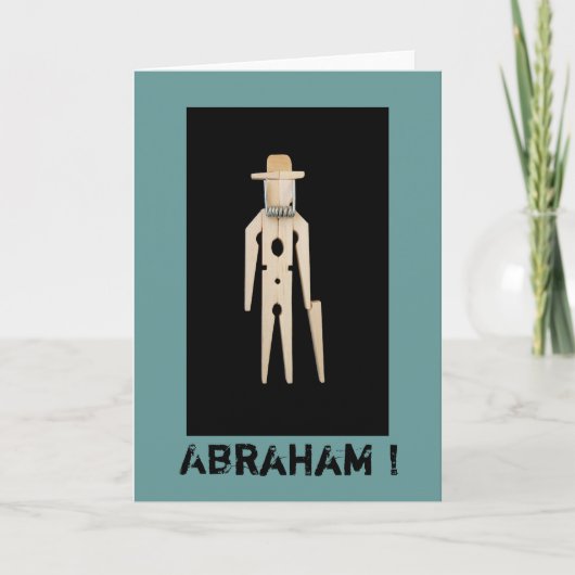 Wenskaart Abraham 50 jaar Karte (Vorderseite)