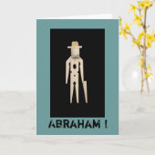 Wenskaart Abraham 50 jaar Karte (Gelbe Blume)
