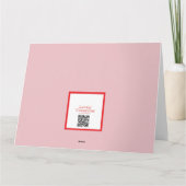 Wenskaart Happy Valentines day Karte (Rückseite)