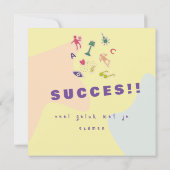 wenskaart veel succces examen (Rückseite)